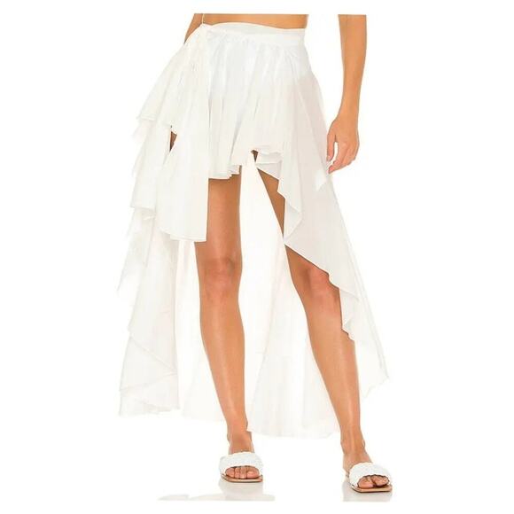 WAIMARI Flamenco High-Low Skirt One Size - Picture 4 of 7